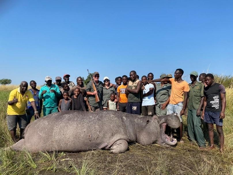 A game hunting safari is more than just that. It's also an opportunity to help a local community.