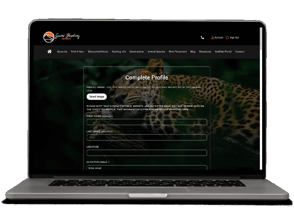 GHS How to register as outfitter 3