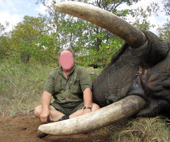 Non-Exportable Elephant Hunt in the Caprivi, Namibia 