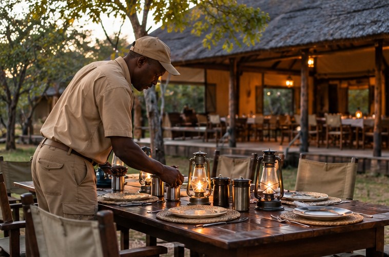 What Happens Behind the Scenes at an African Hunting Camp?